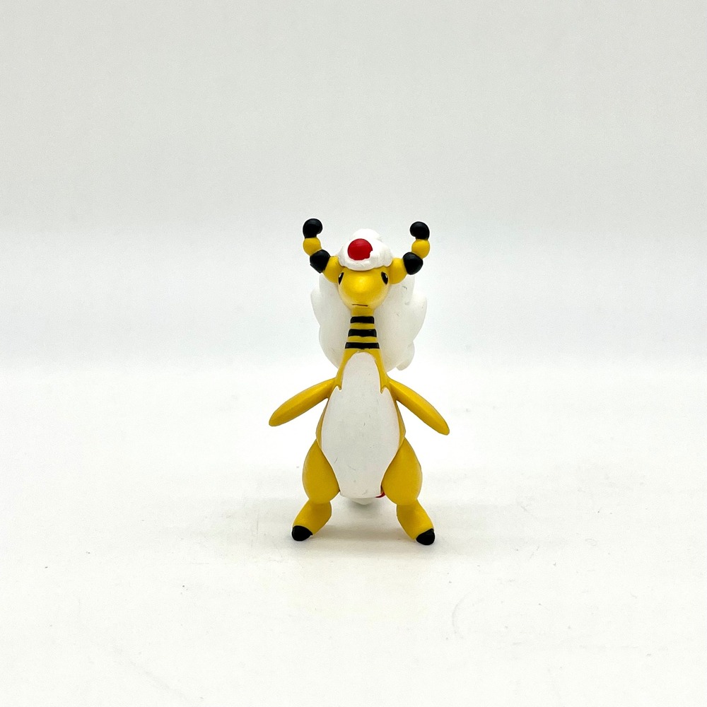 Tomy Mega Ampharos Pokemon Figure Toy Collectible Anime Yellow White
